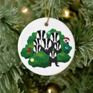 Badgers Christmas Ornament