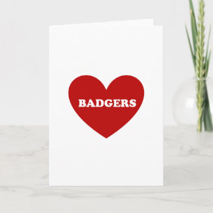 badgers holiday card