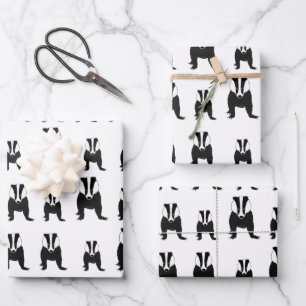 Badgers Wrapping Paper Sheets