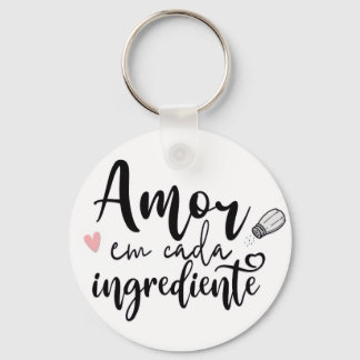 Badges with text key ring