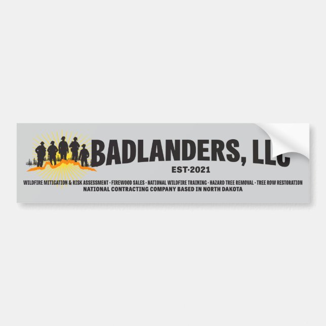 Badlanders LLC Bumper Sticker (Front)