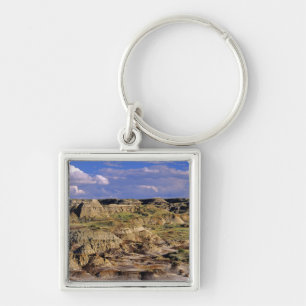 Badlands at Dinosaur Provincial Park in Alberta, 2 Key Ring