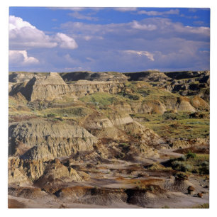 Badlands at Dinosaur Provincial Park in Alberta, 2 Tile