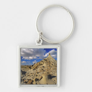 Badlands at Dinosaur Provincial Park in Alberta, 3 Key Ring