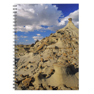 Badlands at Dinosaur Provincial Park in Alberta, 3 Notebook