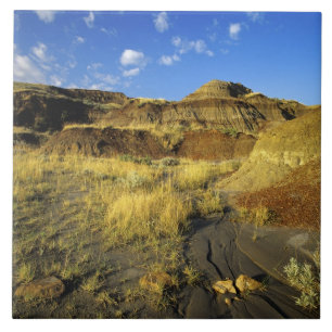 Badlands at Dinosaur Provincial Park in Alberta, Ceramic Tile