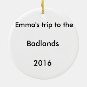 Badlands Christmas Tree Ornament