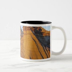 Badlands formations at Dinosaur Provincial Park 3 Two-Tone Coffee Mug