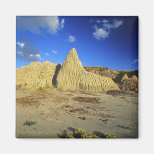 Badlands formations at Dinosaur Provincial Park 7 Magnet