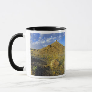 Badlands formations at Dinosaur Provincial Park Mug
