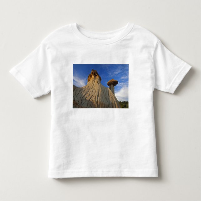 Badlands formations at Makoshika State Park in Toddler T-Shirt (Front)