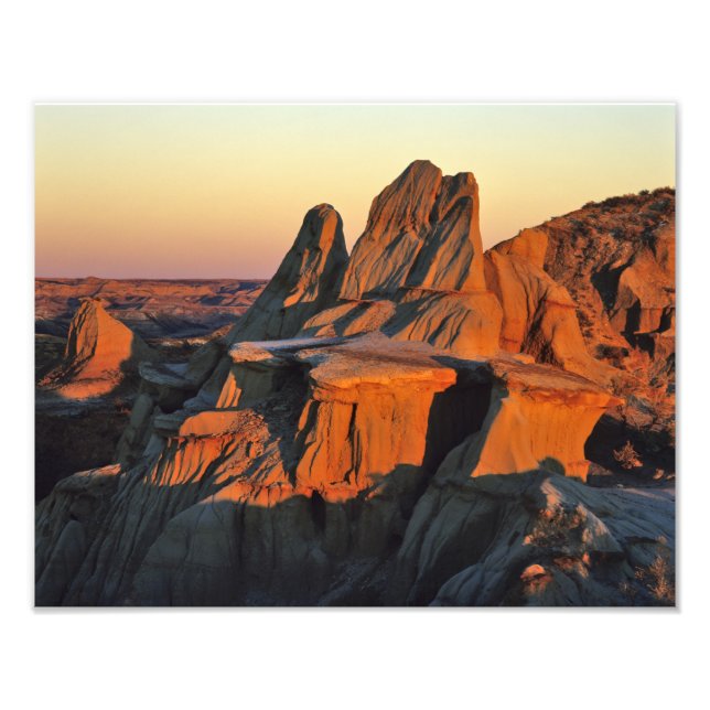 Badlands in Theodore Roosevelt National Park Photo Print (Front)