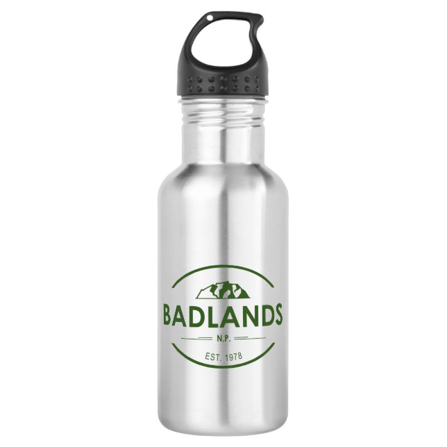 Badlands National Park 532 Ml Water Bottle (Front)
