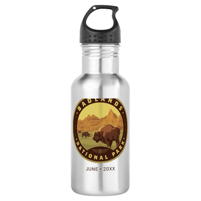 Badlands National Park 710 Ml Water Bottle (Front)