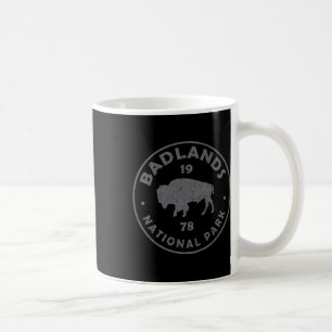 Badlands National Park Bison Vintage Mens Hiking S Coffee Mug