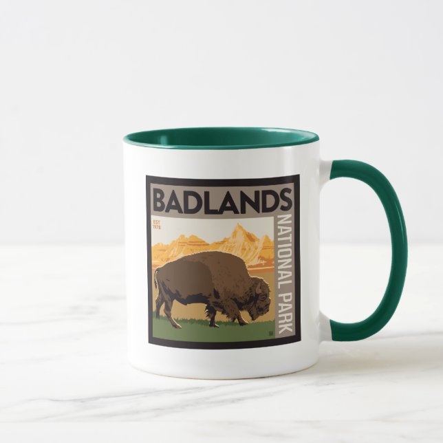 Badlands National Park | Buffalo Mug (Right)