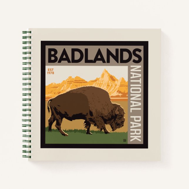 Badlands National Park | Buffalo Notebook (Front)