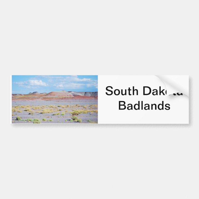 "Badlands National Park" collection Bumper Sticker (Front)