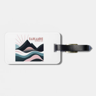 Badlands National Park Coloured Hills Luggage Tag