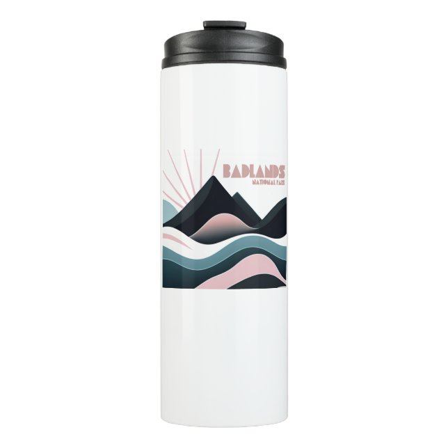 Badlands National Park Coloured Hills Thermal Tumbler (Front)