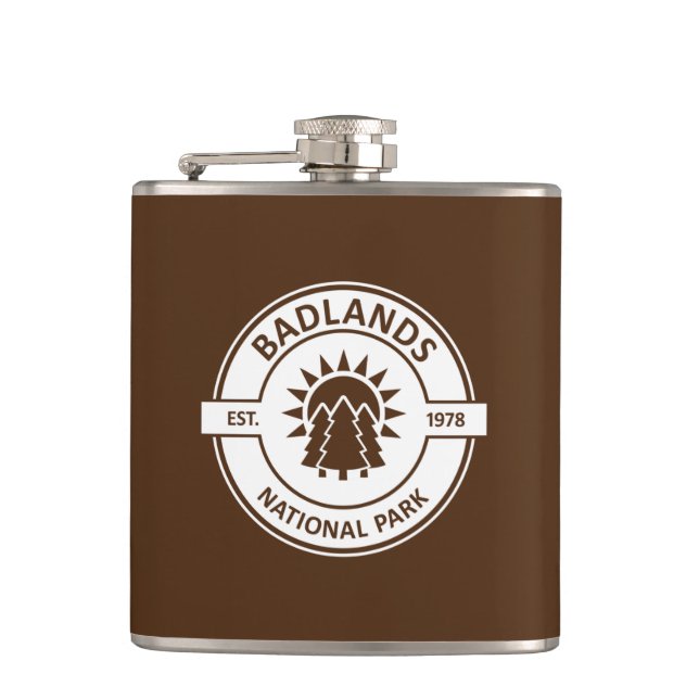 Badlands National Park Hip Flask (Front)