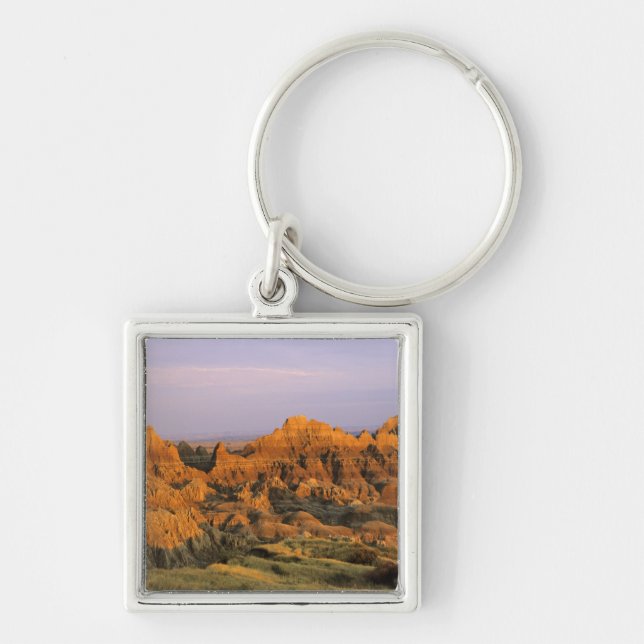 Badlands National Park in South Dakota Key Ring (Front)