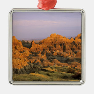 Badlands National Park in South Dakota Metal Tree Decoration