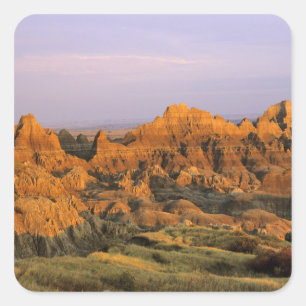 Badlands National Park in South Dakota Square Sticker