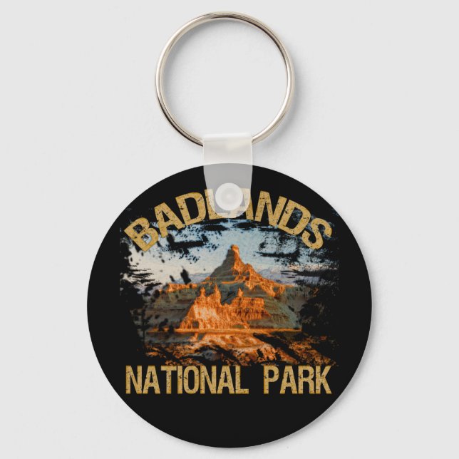 Badlands National Park Key Ring (Front)