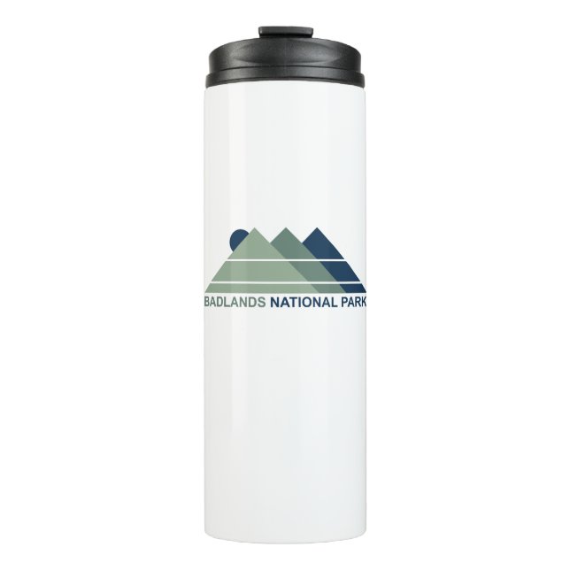 Badlands National Park Mountain Sun Thermal Tumbler (Front)