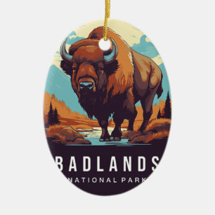 BADLANDS NATIONAL PARK ORNAMENT