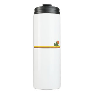 Badlands National Park Pine Trees Sun Thermal Tumbler