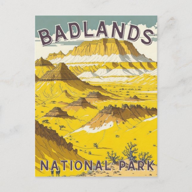 Badlands National Park Postcard (Front)