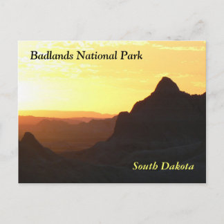 "Badlands National Park" Postcard