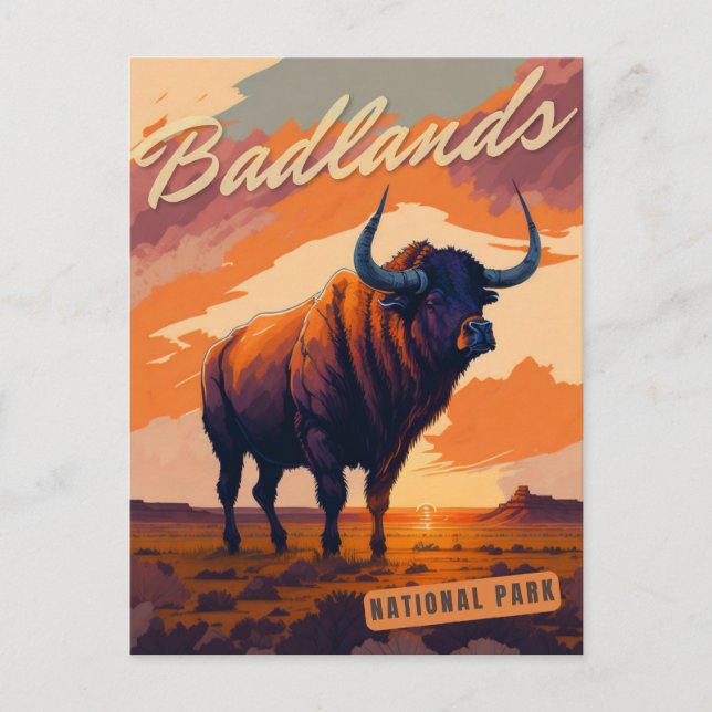 Badlands National Park Postcard (Front)