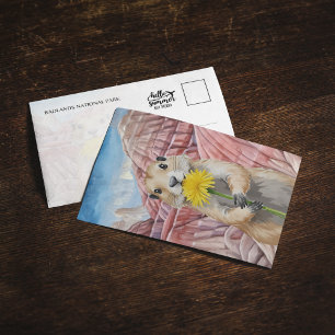 Badlands National Park Prairie Dog Postcard