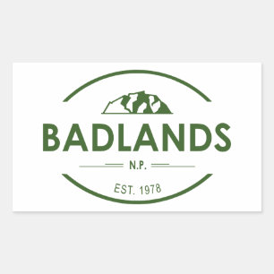 Badlands National Park Rectangular Sticker