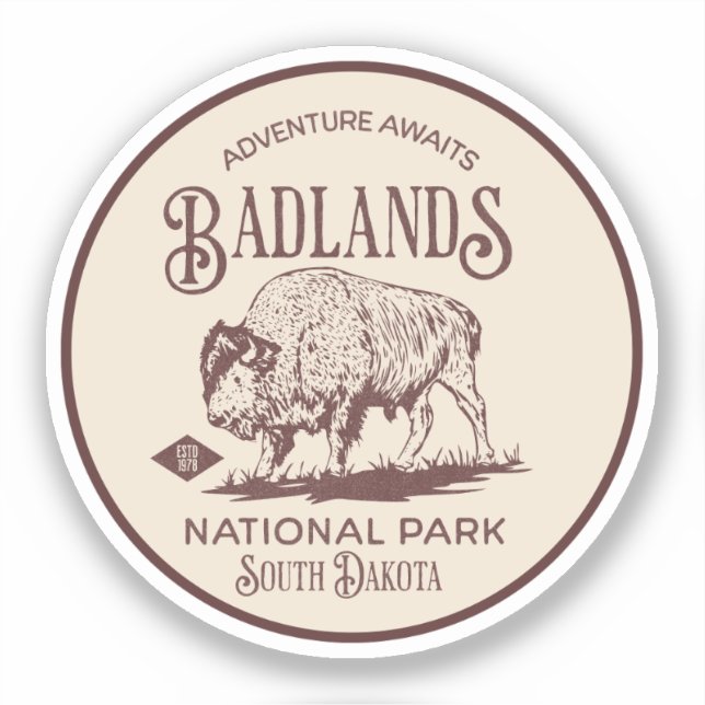 Badlands National Park South Dakota (Front)