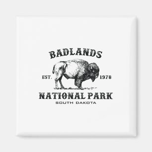 Badlands National Park South Dakota American Bison Magnet