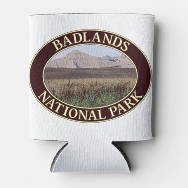 Badlands National Park, South Dakota Can Cooler (Front)