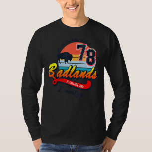 Badlands National Park South Dakota Hiking Bison O T-Shirt