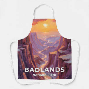 Badlands National Park South Dakota Painting Apron