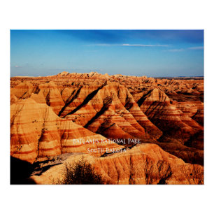 Badlands National Park, South Dakota Poster