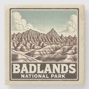Badlands National Park Stone Coaster