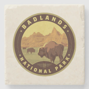 Badlands National Park Stone Coaster
