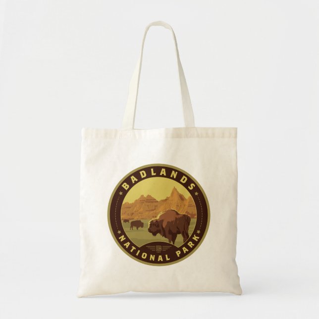 Badlands National Park Tote Bag (Front)
