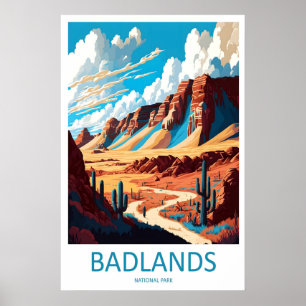 Badlands National Park Travel Print Wall Art