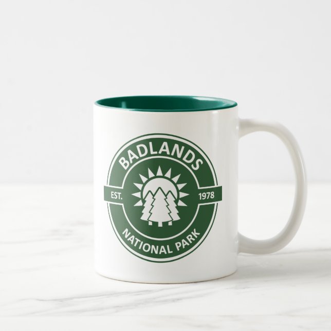 Badlands National Park Two-Tone Coffee Mug (Right)