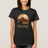 Badlands National Park Vintage Emblem