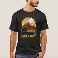 Badlands National Park Vintage Emblem